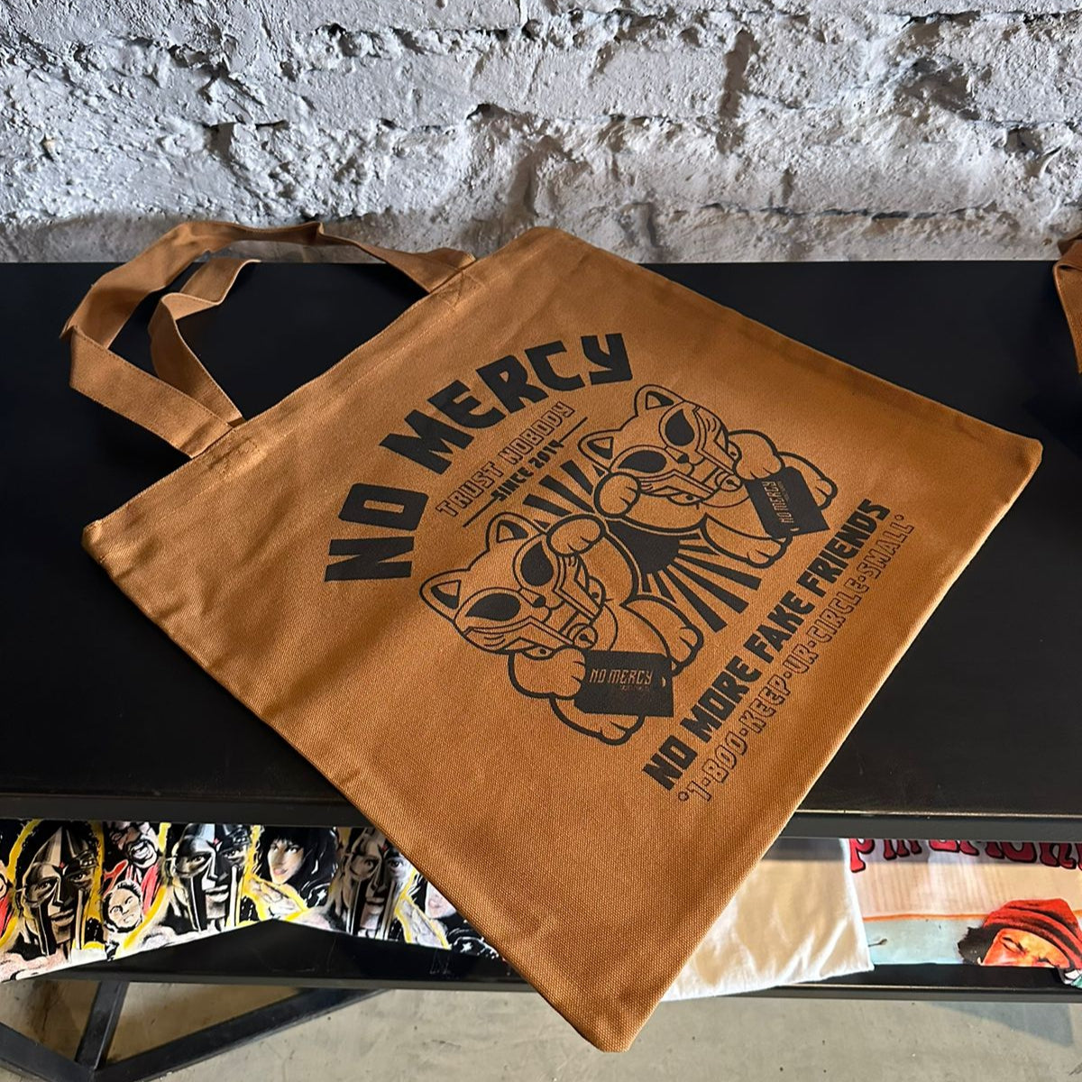 No Mercy Co. 1-800 Tote Bag