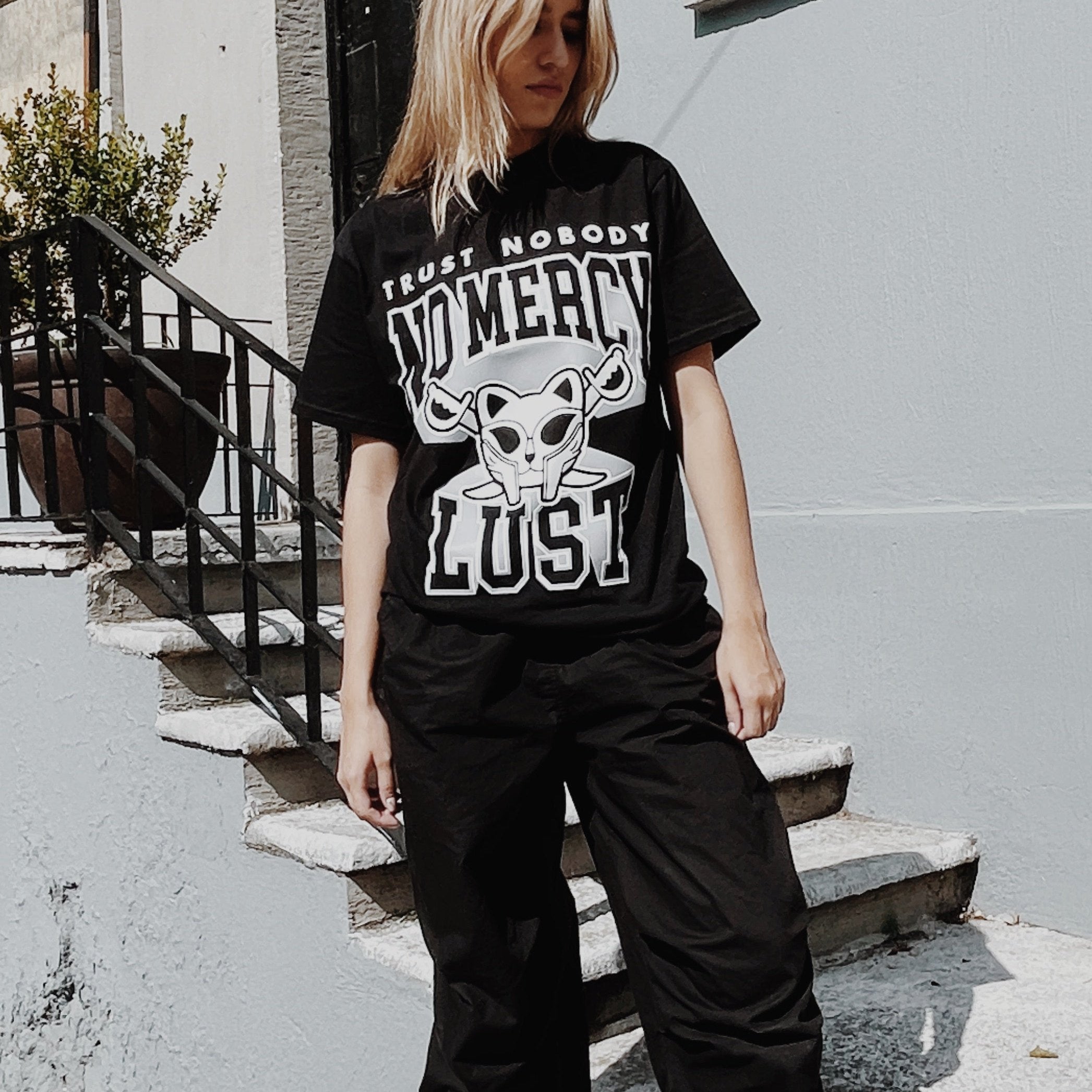 No Mercy Co. "Trust Nobody" College Tee