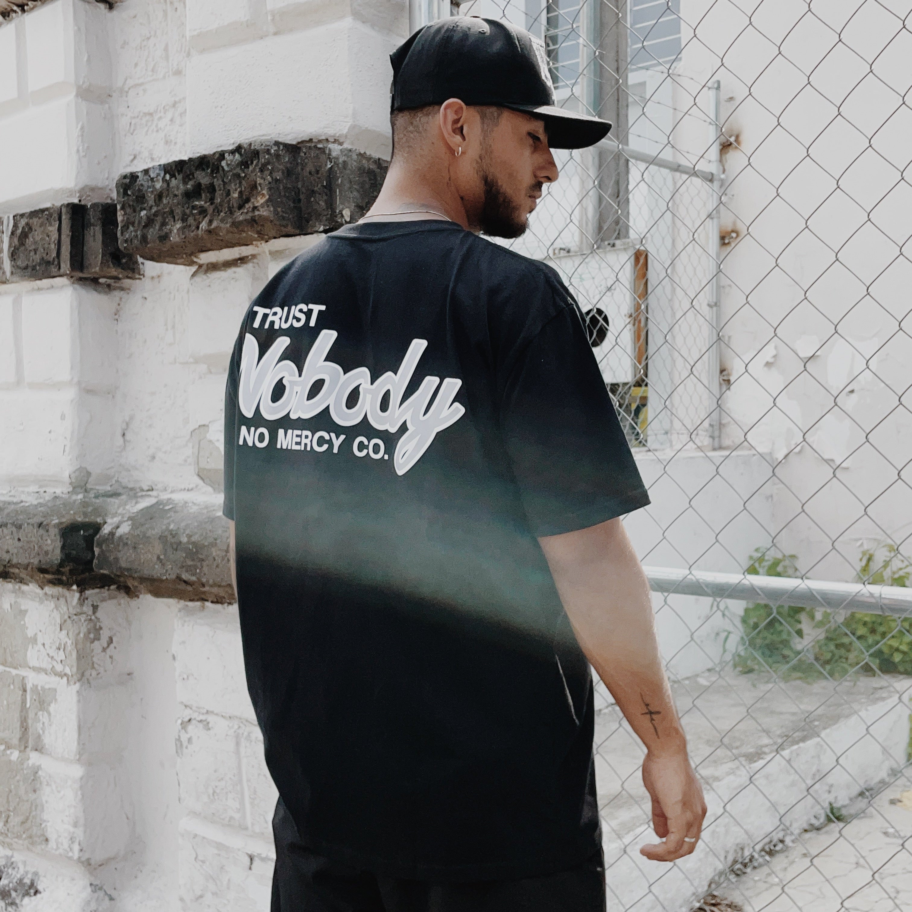 No Mercy Co. Trust Nobody Shield Tee