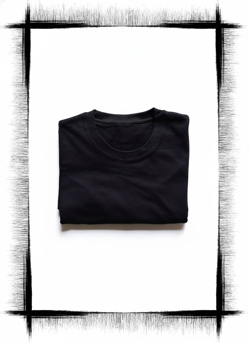 Playera 320 Gramos  Negro