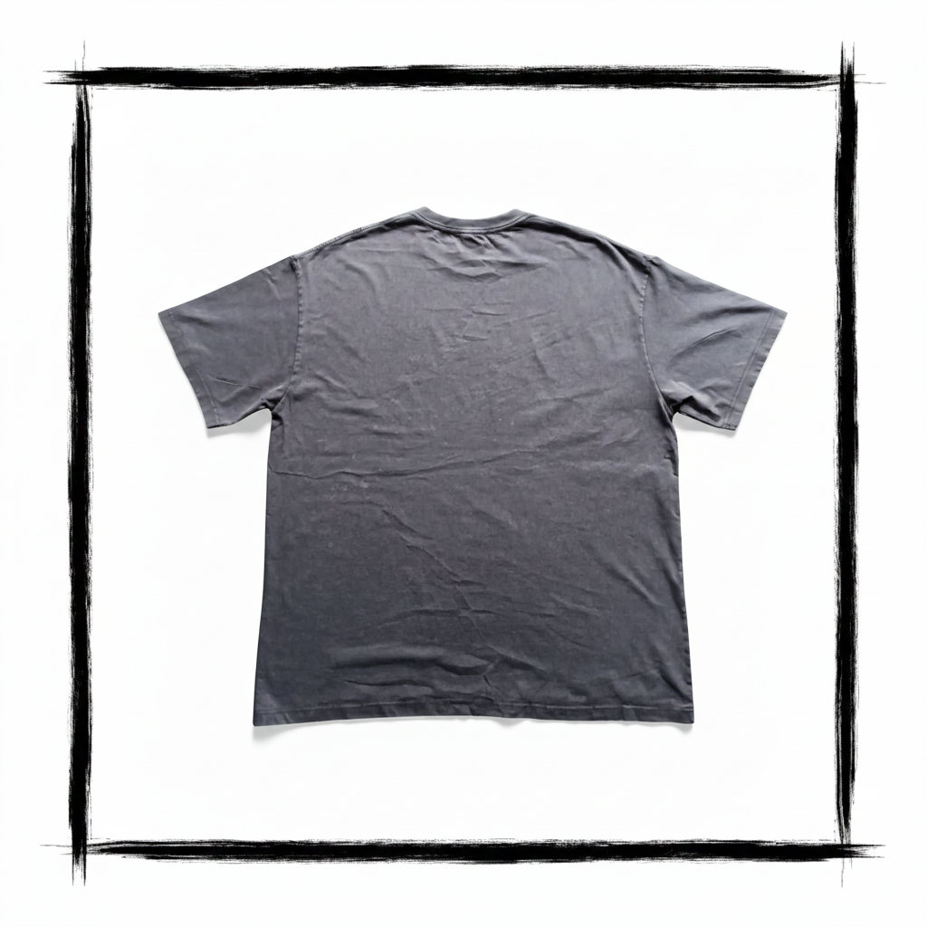 Playera Acid Wash  Gris  230 Gramos