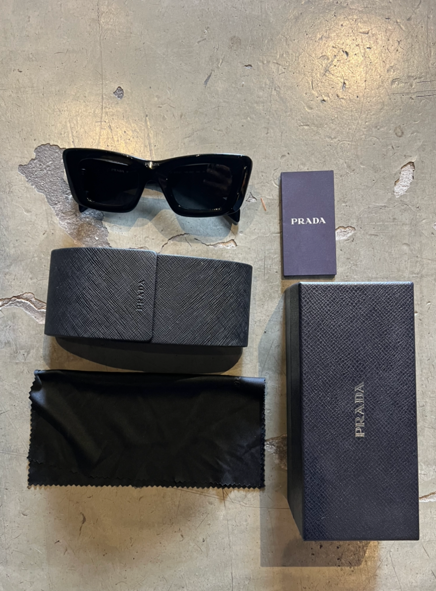 Prada Symbole PR 13ZS Black Sunglasses