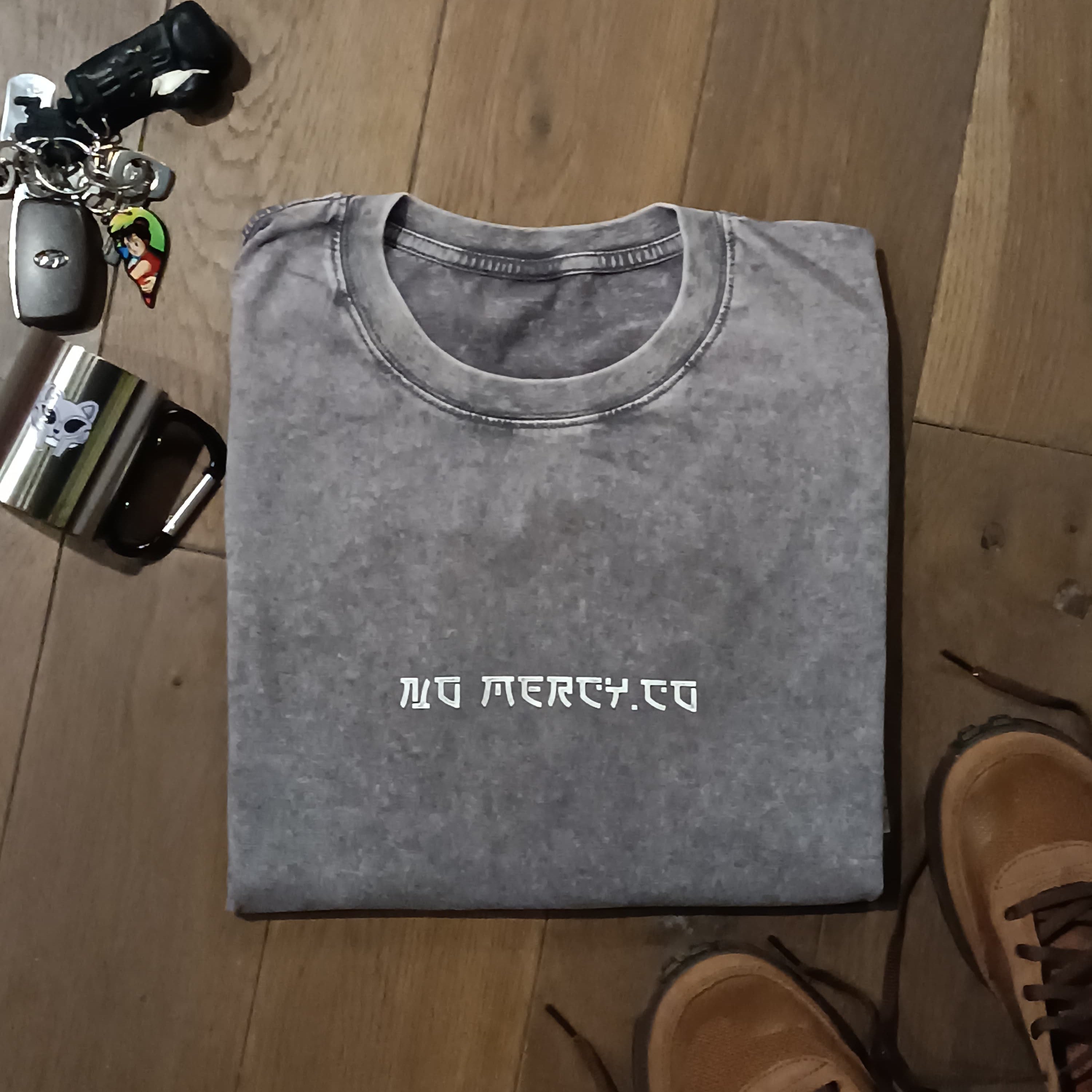 NO Fama NO Drama Gris acidwash