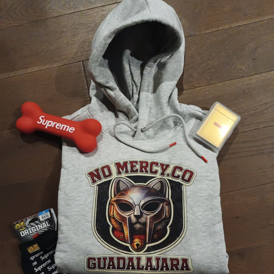 NO MERCY UNIVERSITY – IRON CREST HOODIE