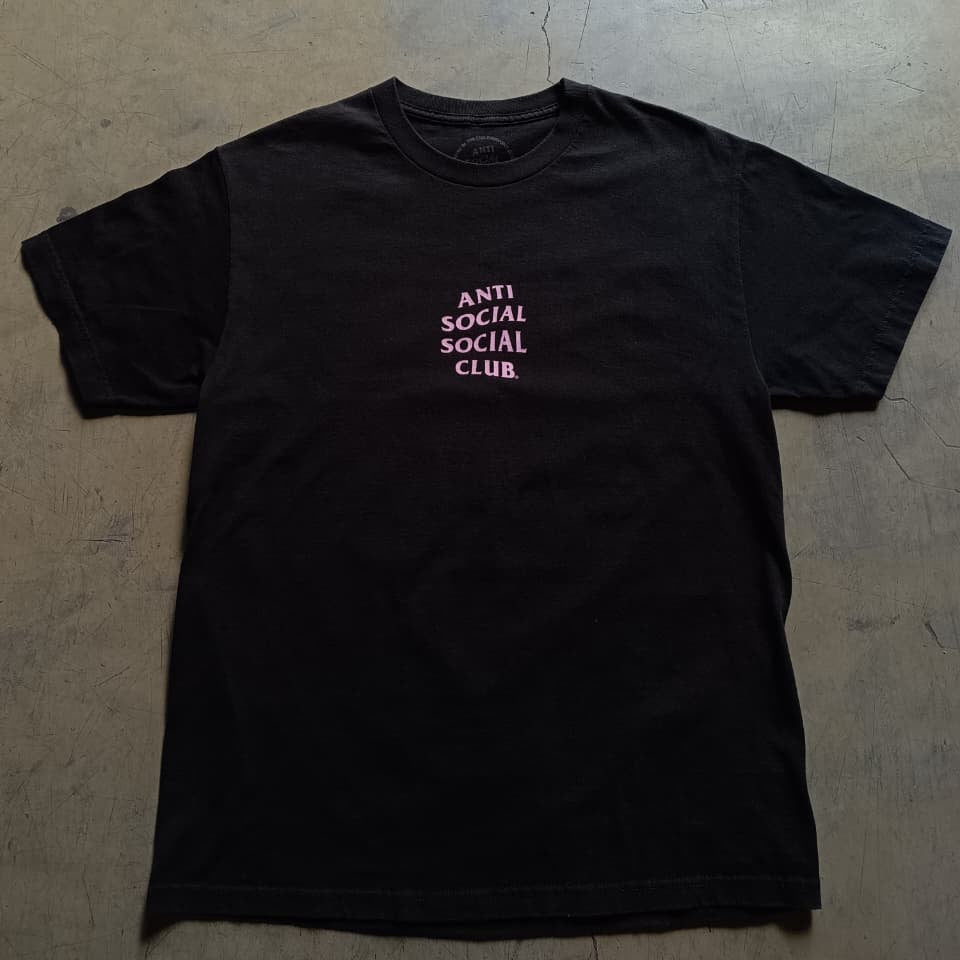 Anti Social Social Club ASSC "Never Again Never You Black Tee 2017 – 2018.