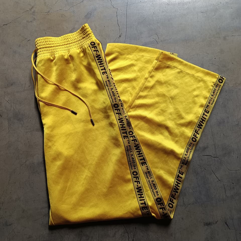 Off-White Off White Mens Track Pants Yellow Jogger  Italy (Nuevo) 2016 y 2019