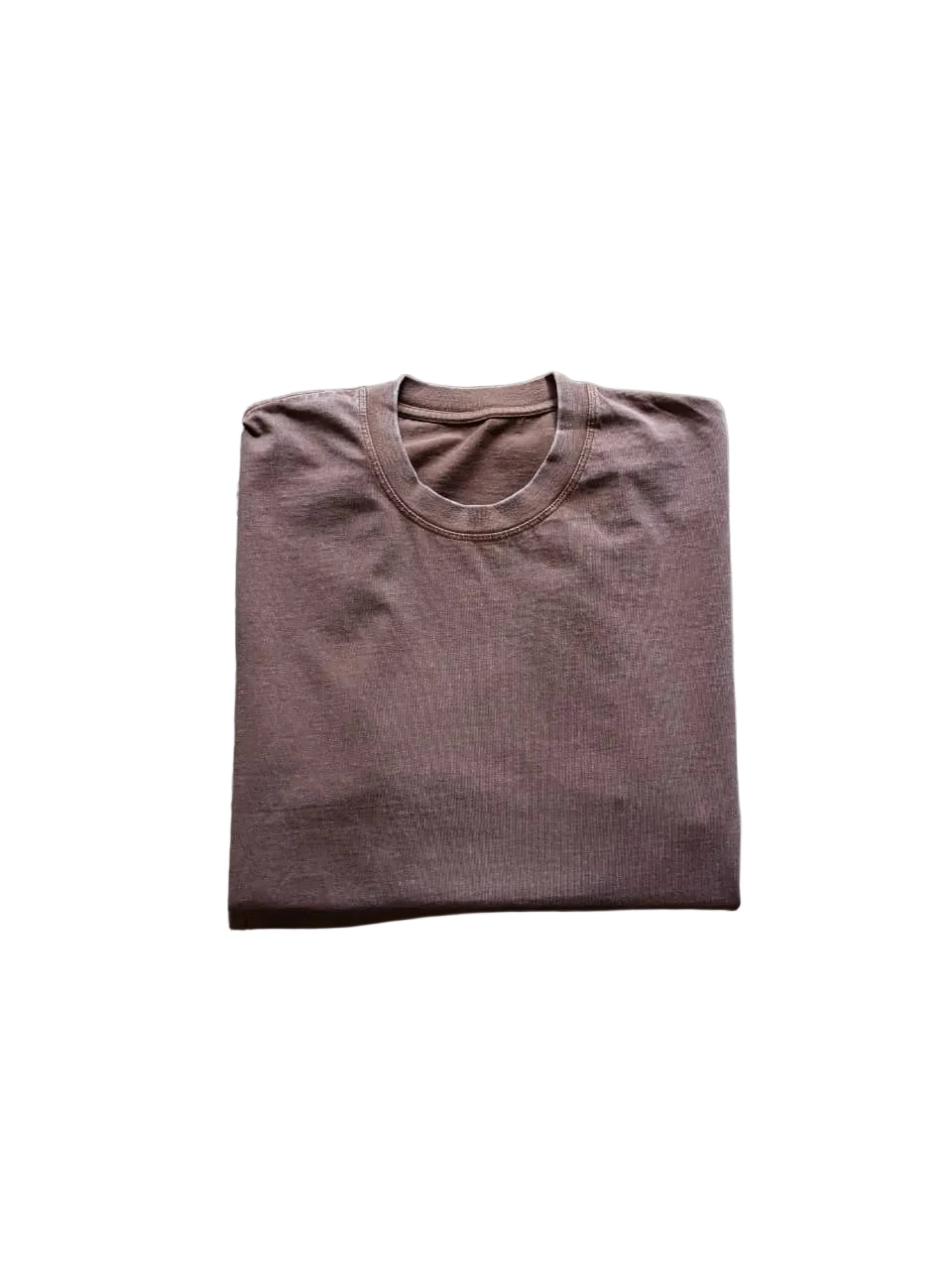 Playera Oversize 280G Café Acid Wash