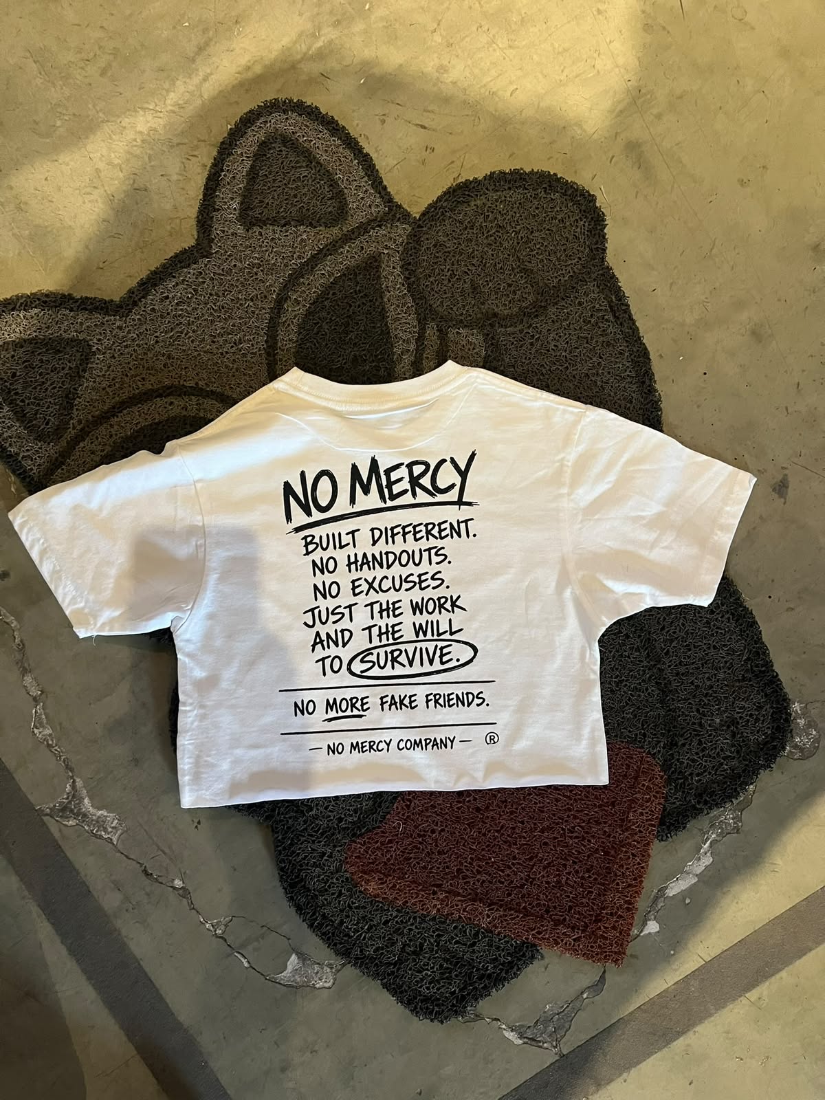No Mercy Code Crop Top