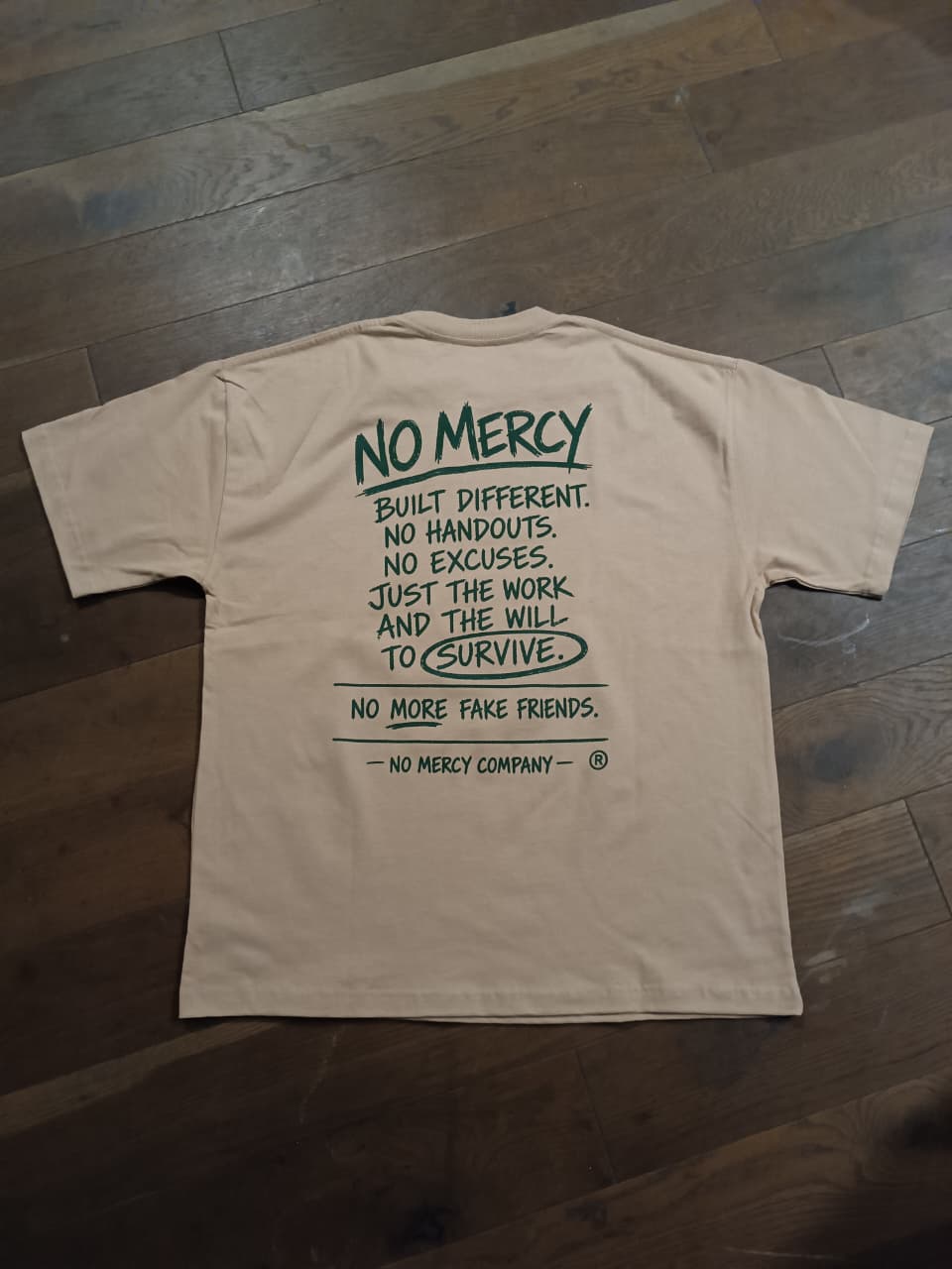 CODE TEE – KHAKI | 260G OVERSIZE