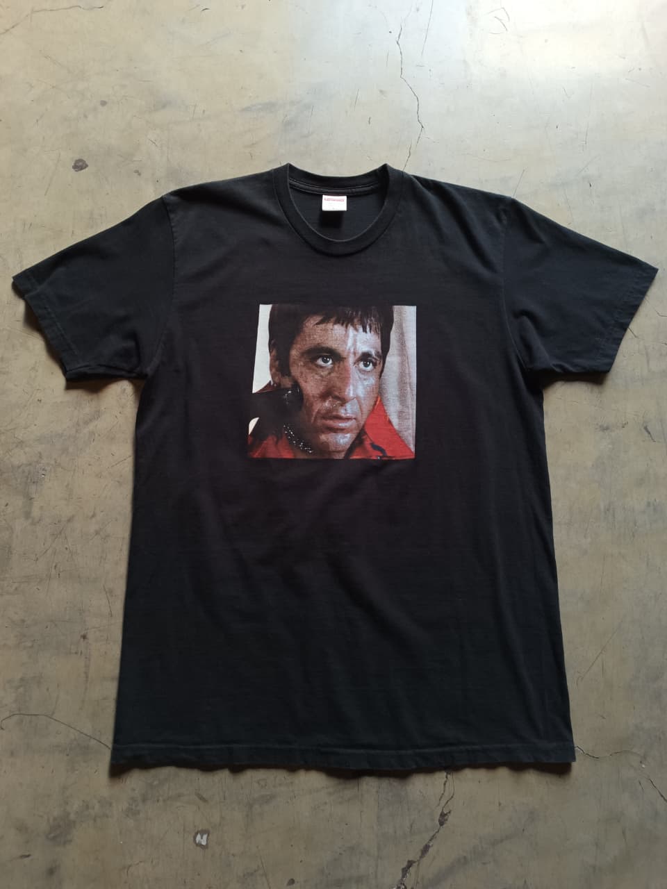 Supreme x Scarface Split Tee Black – FW17 2017