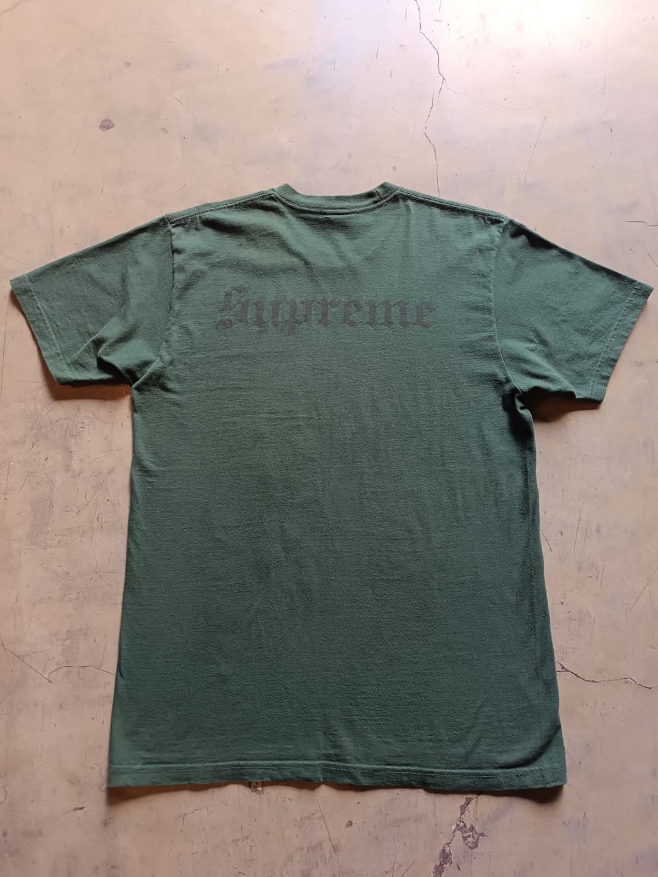 Supreme x Slayer Eagle Tee Dark Green – FW16 2016