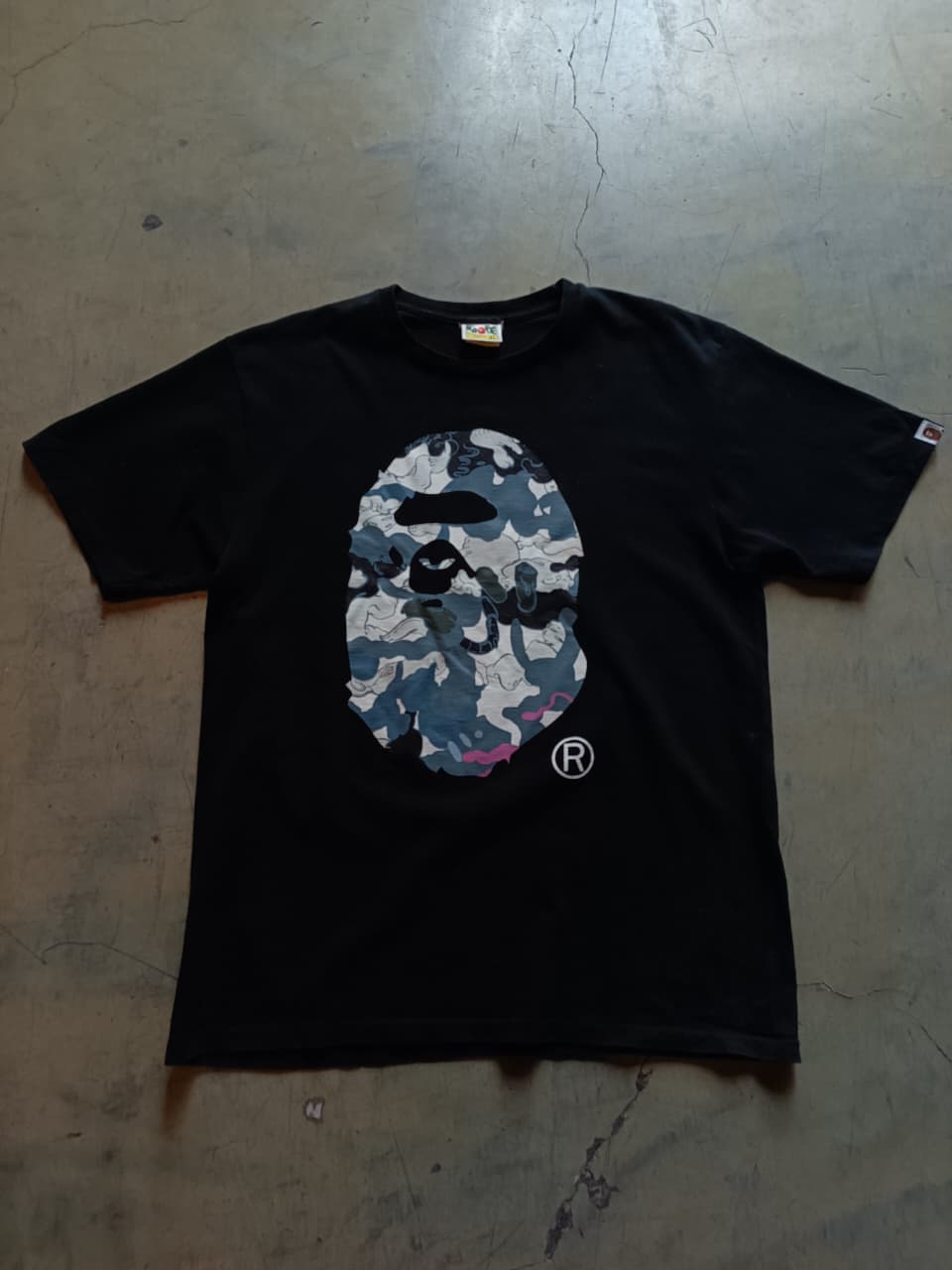 BAPE × Hebru Brantley Ape Head Flyboy Tee Black – SS18 (2018)