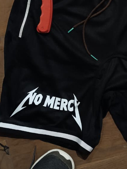 NO MERCY HEAVY METAL SHORT – BLACK