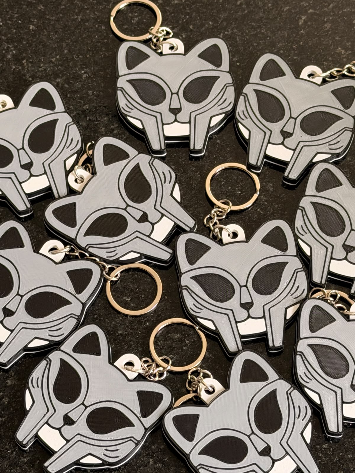 YUN // 001 Original Mask Keychain | No Mercy Company®