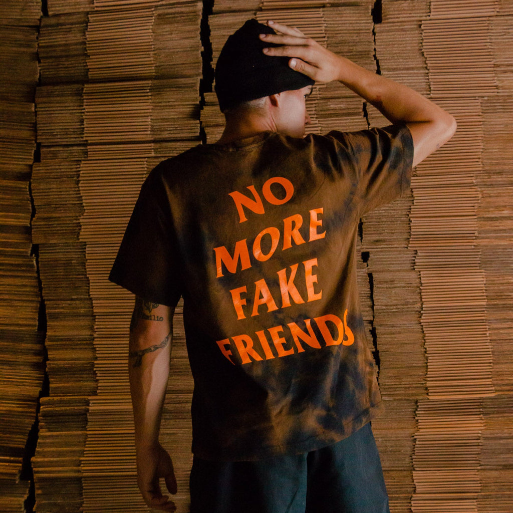 No More Fake Friends "Brown" Tee