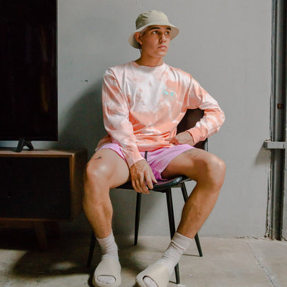 No More Fake Friends Tye Die "Peach" Manga Larga